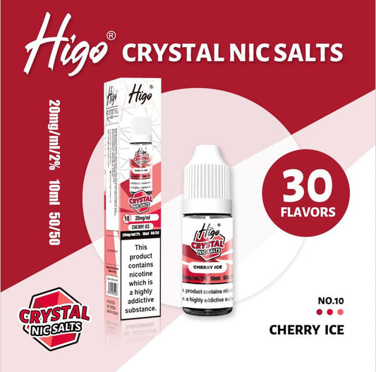 Higo Nic Salt - Cherry Ice - PJW Vapes | UK Leading Vape Wholesaler