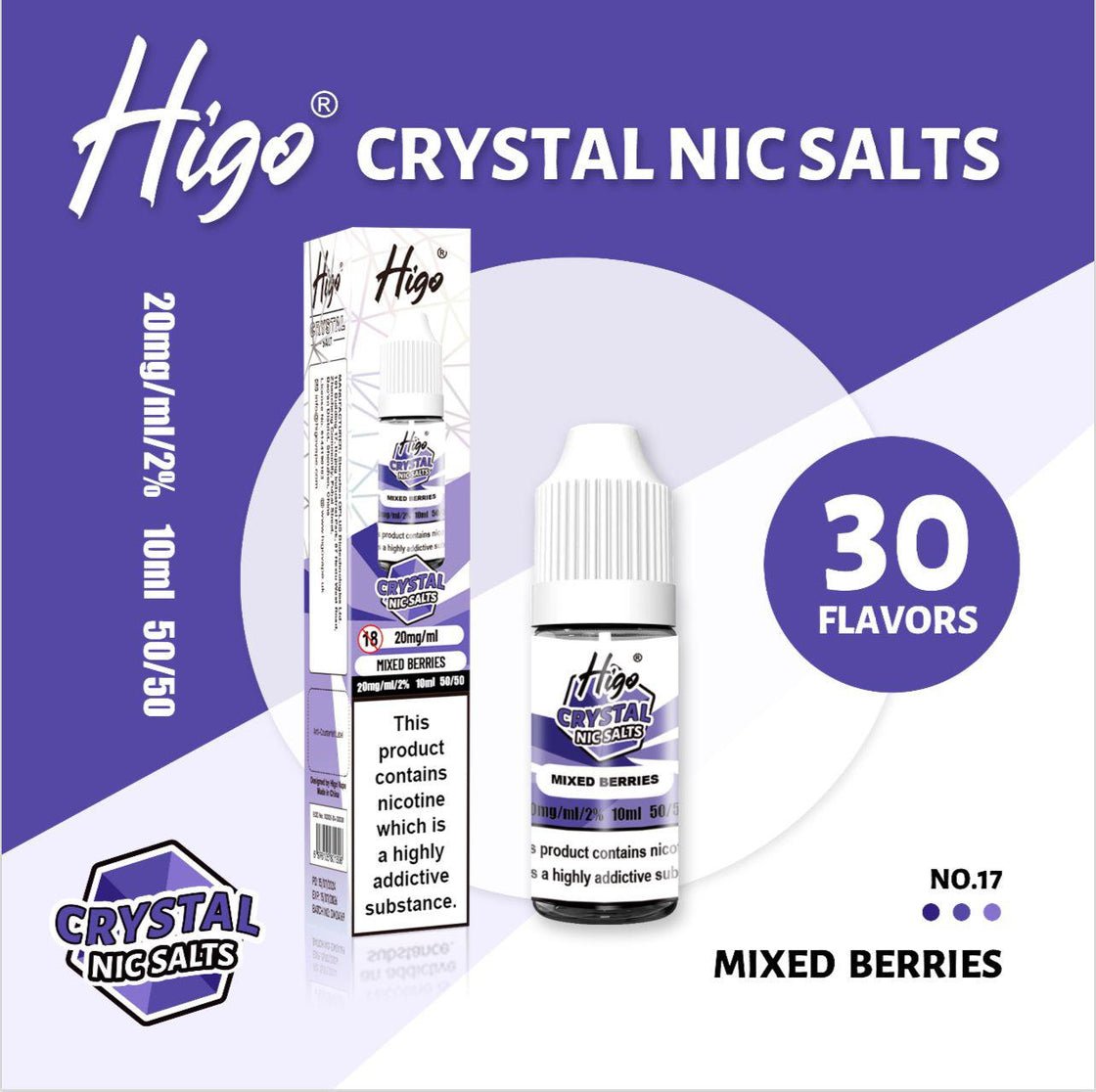 Higo Nic Salt - Mixed Berries - PJW Vapes | UK Leading Vape Wholesaler