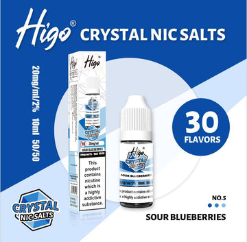 Higo Nic Salt - Sour Blueberries - PJW Vapes | UK Leading Vape Wholesaler