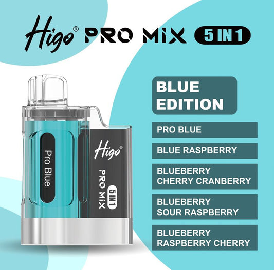 HIGO Pro 5 in 1 - Blue Edition - PJW Vapes | UK Leading Vape Wholesaler