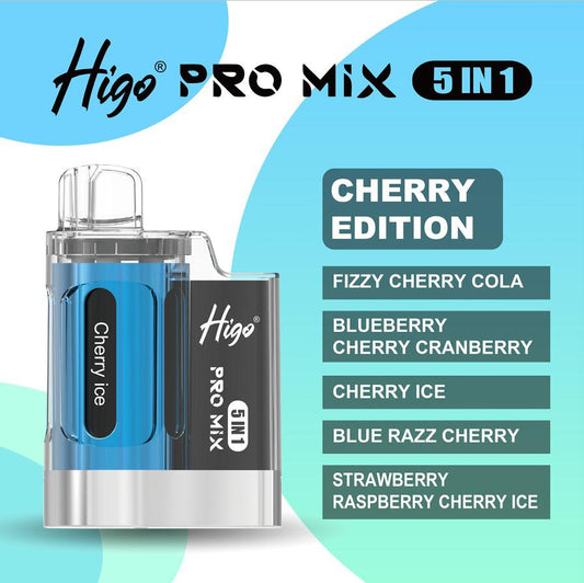 HIGO Pro 5 in 1 - Cherry Edition - PJW Vapes | UK Leading Vape Wholesaler