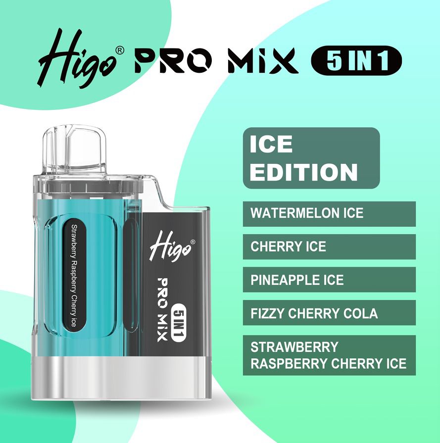 HIGO Pro 5 in 1 - Ice Edition - PJW Vapes | UK Leading Vape Wholesaler