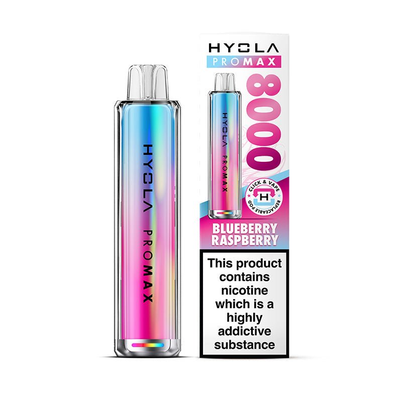 Hyola Pro Max 8000 - Kit - Blueberry Raspberry - PJW Vapes | UK Leading Vape Wholesaler