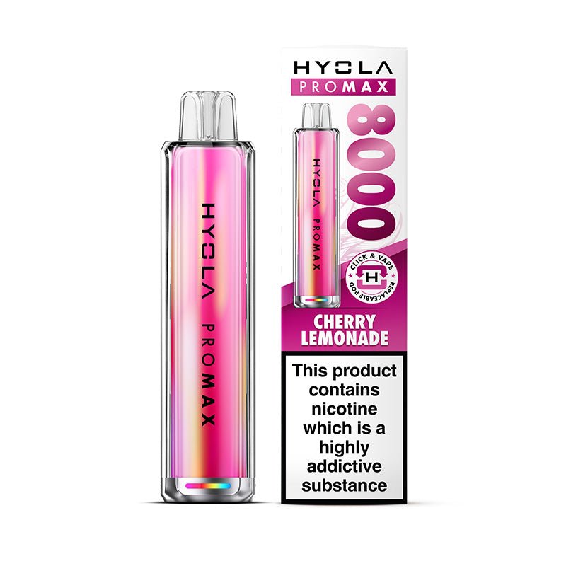 Hyola Pro Max 8000 - Kit - Cherry Lemonade - PJW Vapes | UK Leading Vape Wholesaler