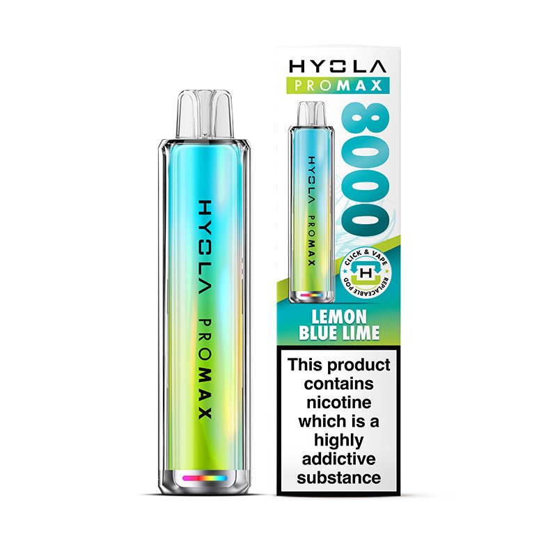 Hyola Pro Max 8000 - Kit - Lemon Blue Lime - PJW Vapes | UK Leading Vape Wholesaler