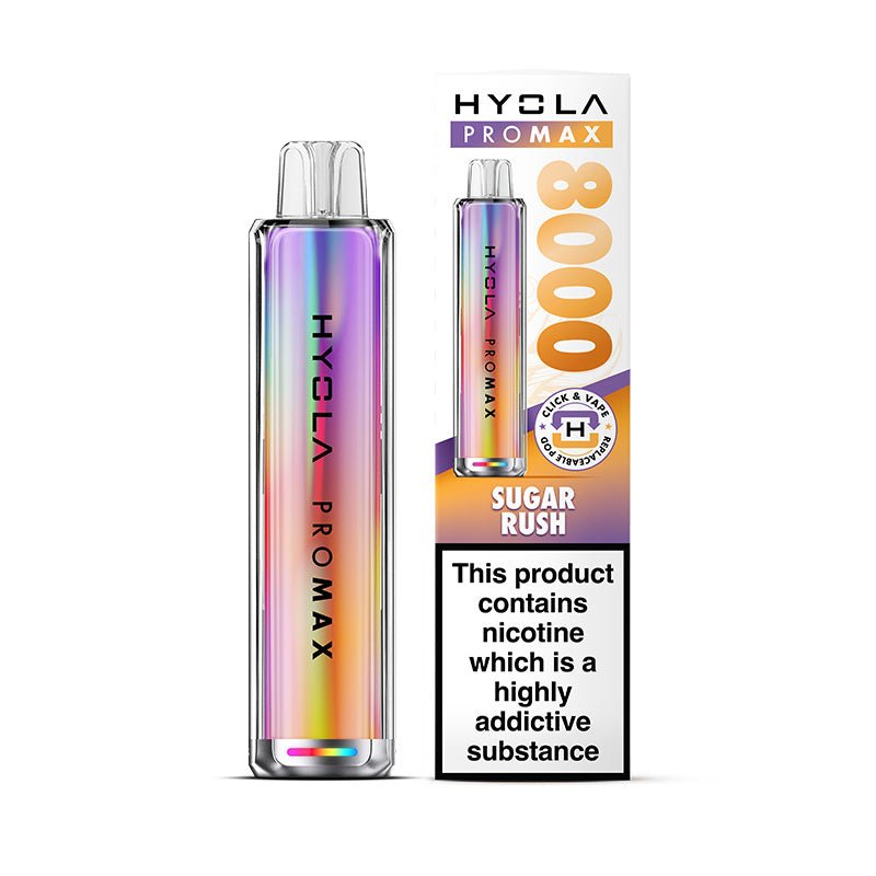 Hyola Pro Max 8000 - Kit - Sugar Rush - PJW Vapes | UK Leading Vape Wholesaler