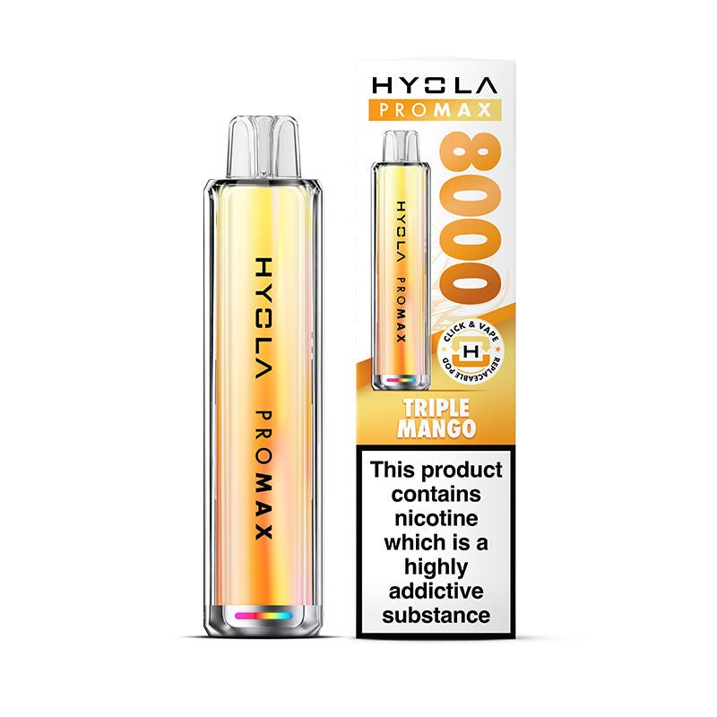Hyola Pro Max 8000 - Kit - Triple Mango - PJW Vapes | UK Leading Vape Wholesaler