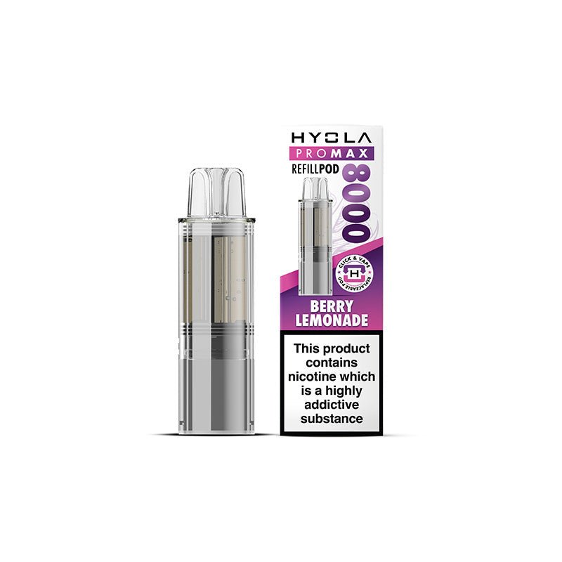 Hyola Pro Max 8000 - Refill - Berry Lemonade - PJW Vapes | UK Leading Vape Wholesaler