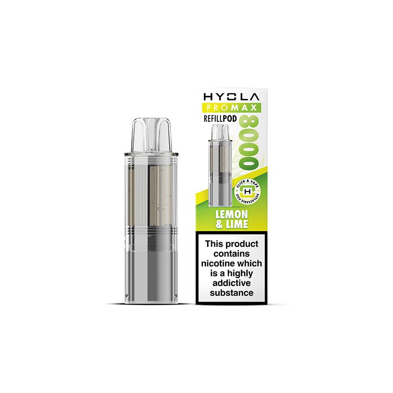 Hyola Pro Max 8000 - Refill - Lemon & Lime - PJW Vapes | UK Leading Vape Wholesaler