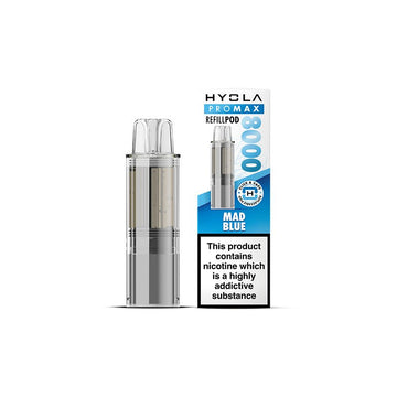 Hyola Pro Max 8000 - Refill - Mad Blue - PJW Vapes | UK Leading Vape Wholesaler