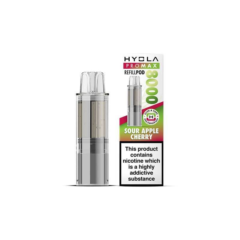 Hyola Pro Max 8000 - Refill - Sour Apple Cherry - PJW Vapes | UK Leading Vape Wholesaler