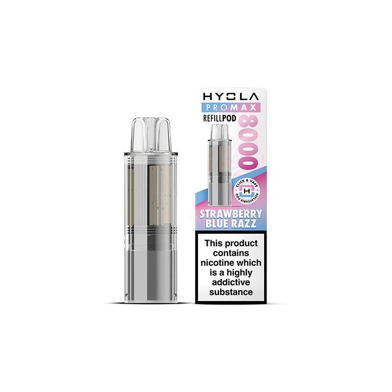 Hyola Pro Max 8000 - Refill - Strawberry Blue Razz - PJW Vapes | UK Leading Vape Wholesaler