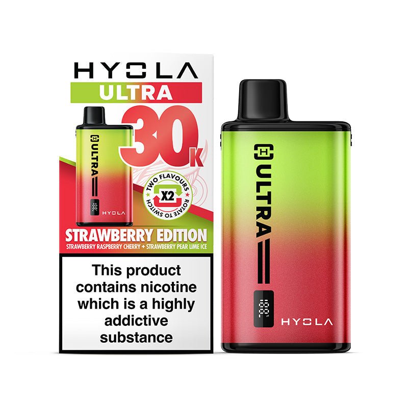 Hyola Ultra 30K - Kit - Strawberry Edition - PJW Vapes | UK Leading Vape Wholesaler