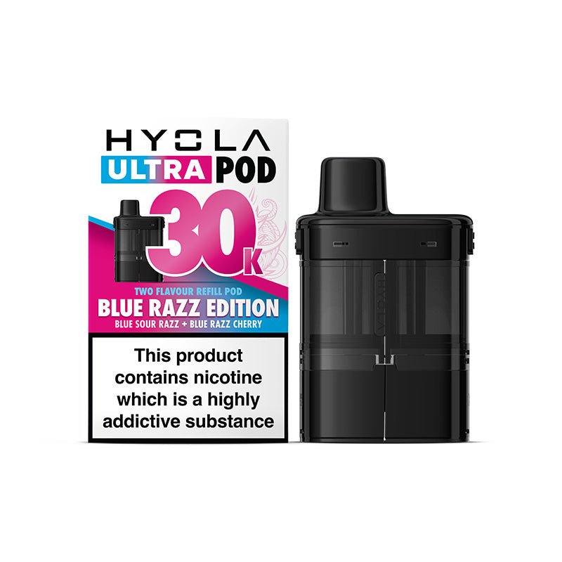 Hyola Ultra 30K - Refill - Blue Razz Edition - PJW Vapes | UK Leading Vape Wholesaler