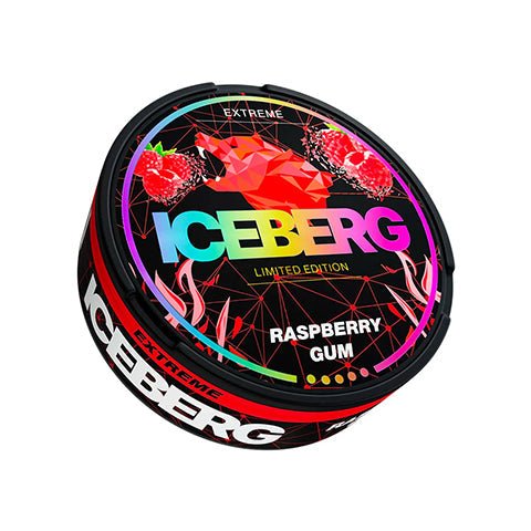 Iceberg - Extreme Raspberry Gum - PJW Vapes | UK Leading Vape Wholesaler