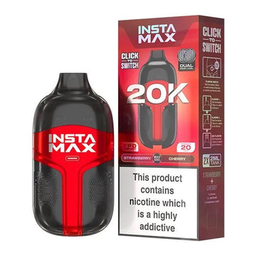 Insta Max 20K - Strawberry / Cherry - PJW Vapes | UK Leading Vape Wholesaler