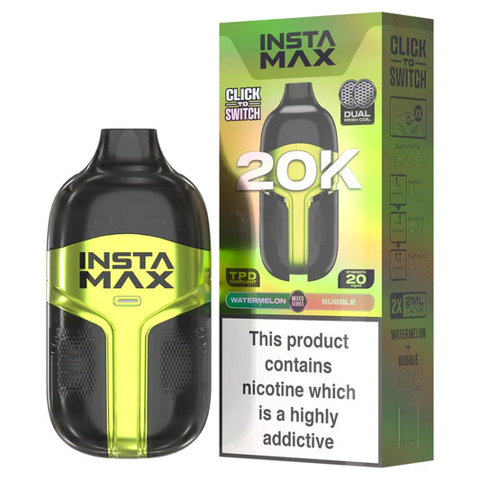 Insta Max 20K - Watermelon / Bubble - PJW Vapes | UK Leading Vape Wholesaler