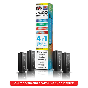 IVG 2400 - Refill Pods - Frozen Edition - PJW Vapes | UK Leading Vape Wholesaler