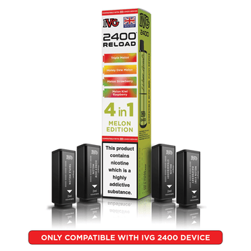 IVG 2400 - Refill Pods - Melon Edition - PJW Vapes | UK Leading Vape Wholesaler