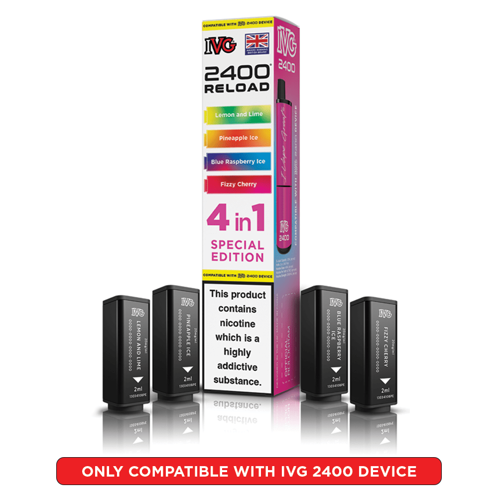 IVG 2400 - Refill Pods - Special Edition - PJW Vapes | UK Leading Vape Wholesaler