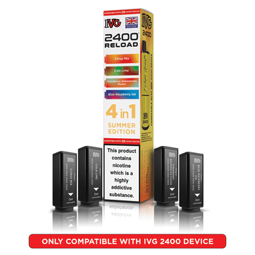IVG 2400 - Refill Pods - Summer Edition - PJW Vapes | UK Leading Vape Wholesaler