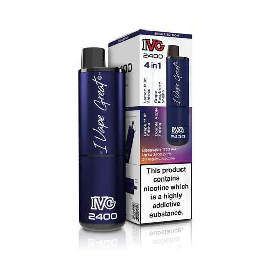 IVG 2400 - Shisha Edition - PJW Vapes | UK Leading Vape Wholesaler
