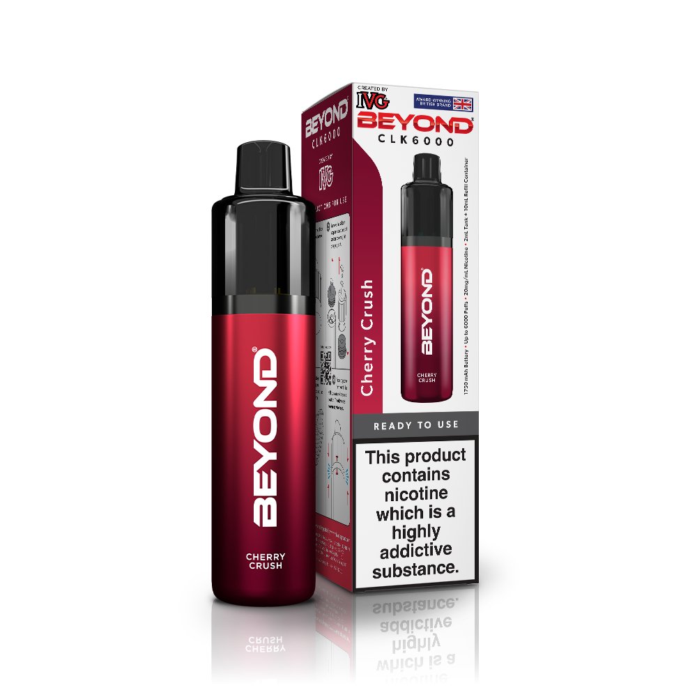 IVG Beyond CLK6000 - Cherry Crush - PJW Vapes | UK Leading Vape Wholesaler