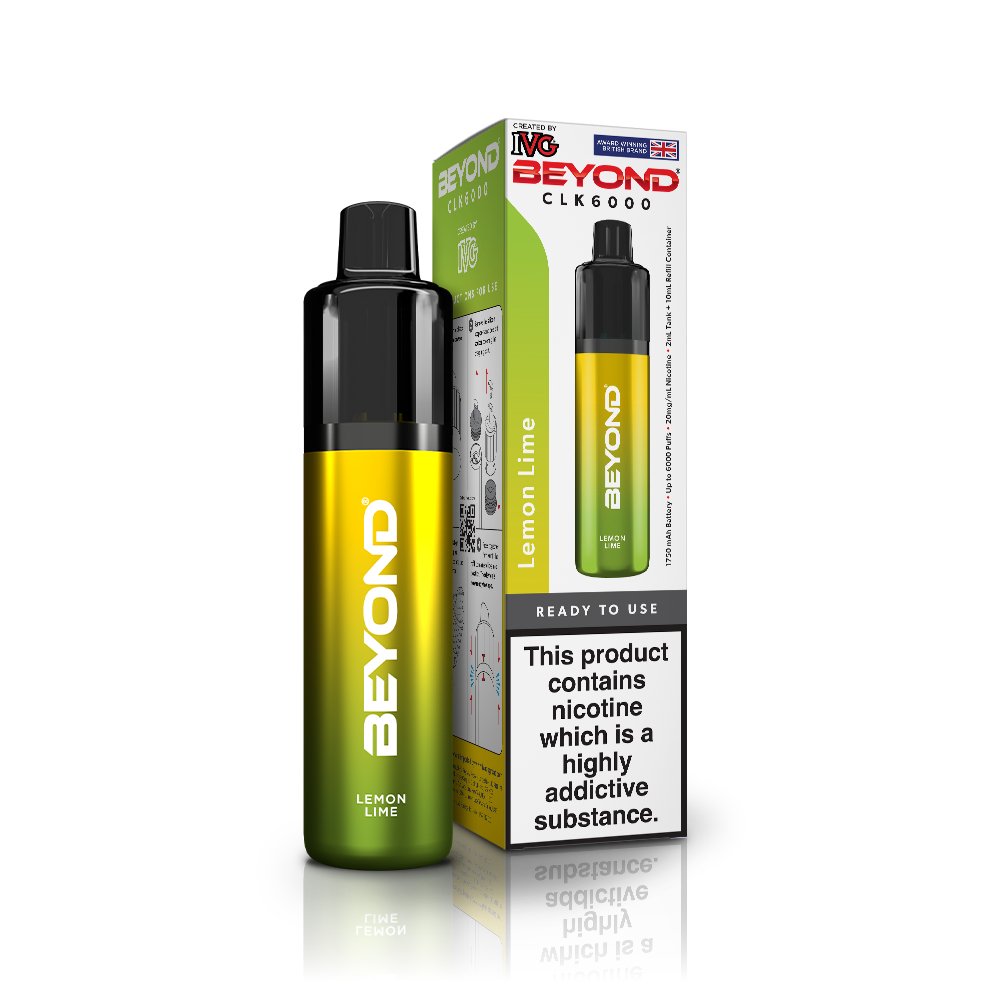 IVG Beyond CLK6000 - Lemon Lime - PJW Vapes | UK Leading Vape Wholesaler