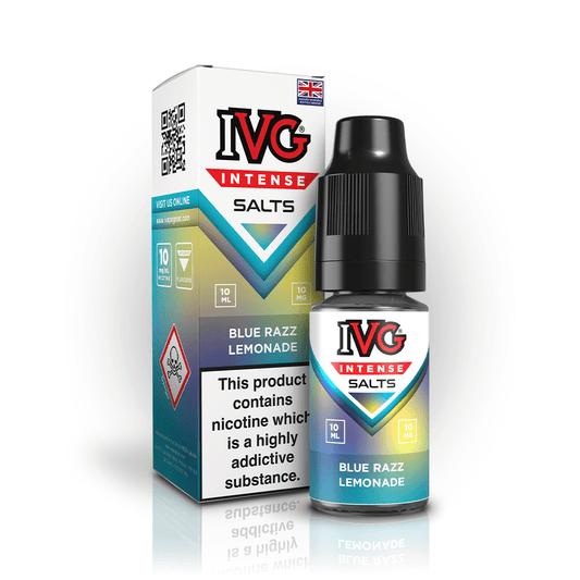 IVG Intense Salts - Blue Razz Lemonade - PJW Vapes | UK Leading Vape Wholesaler