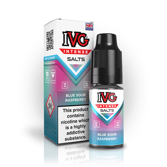 IVG Intense Salts - Blue Sour Raspberry - PJW Vapes | UK Leading Vape Wholesaler