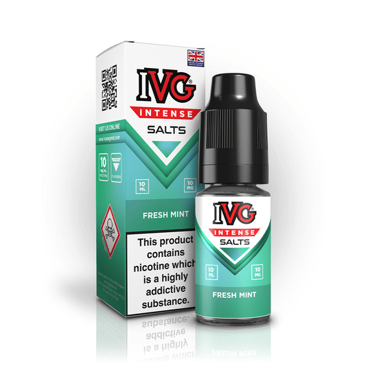 IVG Intense Salts - Fresh Mint - PJW Vapes | UK Leading Vape Wholesaler