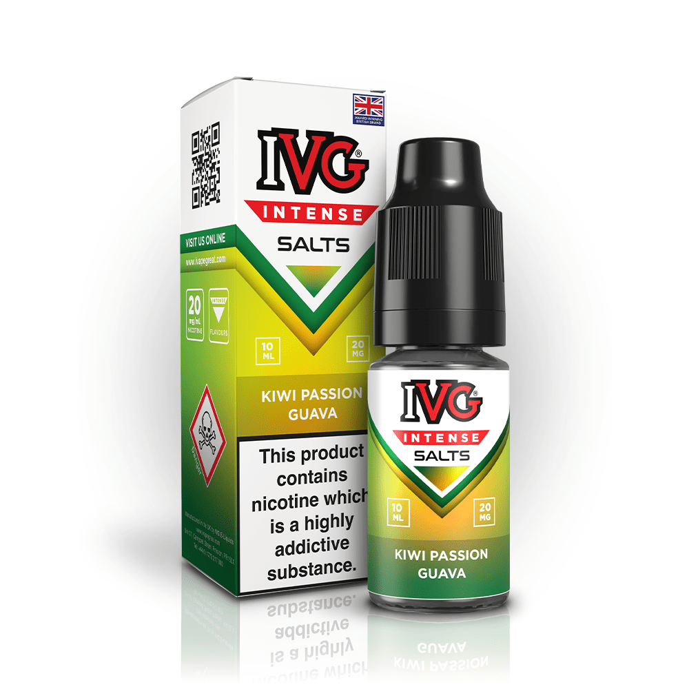 IVG Intense Salts - Kiwi Passion Guava - PJW Vapes | UK Leading Vape Wholesaler