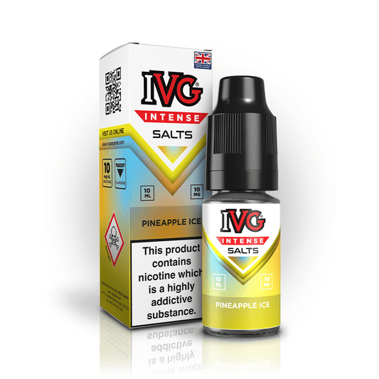 IVG Intense Salts - Pineapple Ice - PJW Vapes | UK Leading Vape Wholesaler