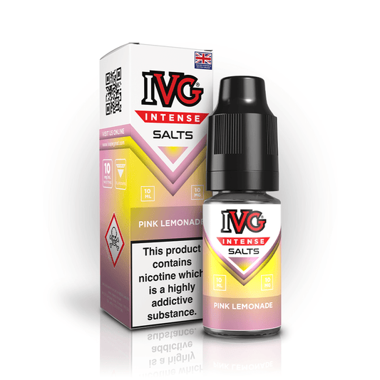 IVG Intense Salts - Pink Lemonade - PJW Vapes | UK Leading Vape Wholesaler