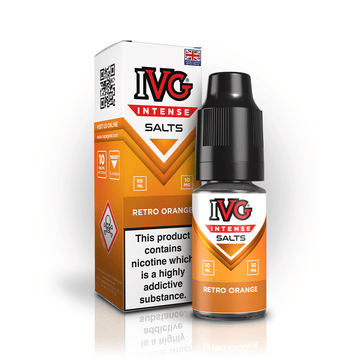 IVG Intense Salts - Retro Orange - PJW Vapes | UK Leading Vape Wholesaler