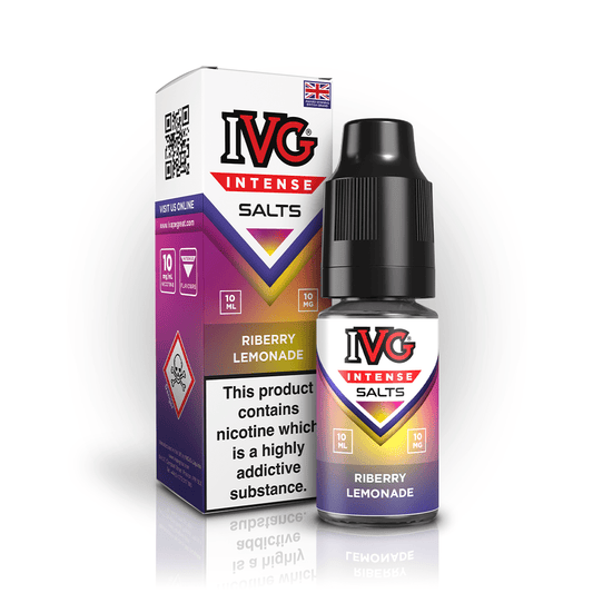 IVG Intense Salts - Riberry Lemonade - PJW Vapes | UK Leading Vape Wholesaler