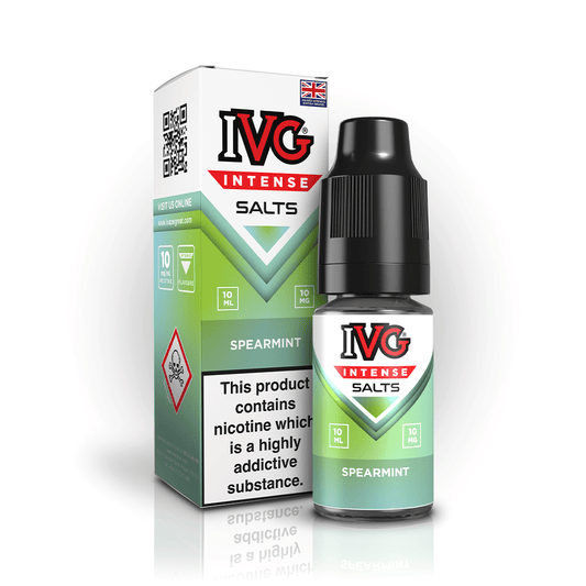 IVG Intense Salts - Spearmint - PJW Vapes | UK Leading Vape Wholesaler