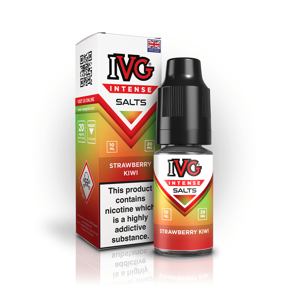 IVG Intense Salts - Strawberry Kiwi - PJW Vapes | UK Leading Vape Wholesaler