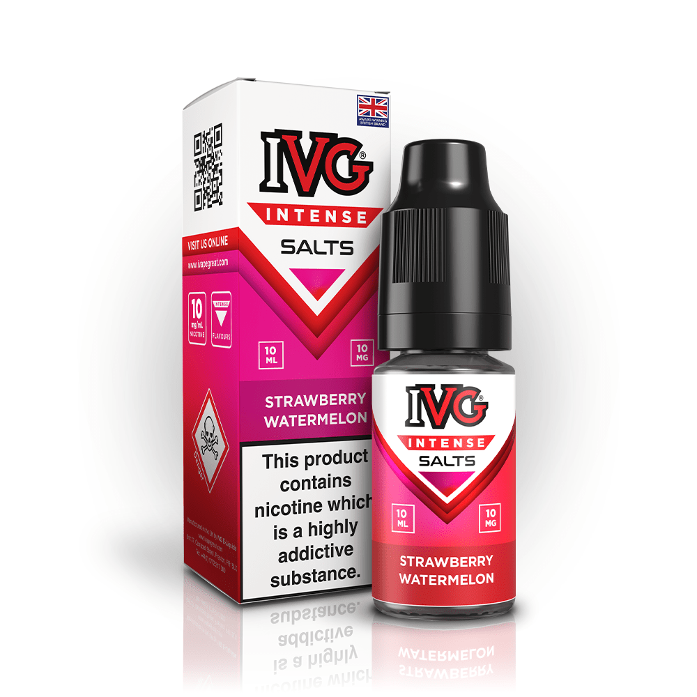 IVG Intense Salts - Strawberry Watermelon - PJW Vapes | UK Leading Vape Wholesaler