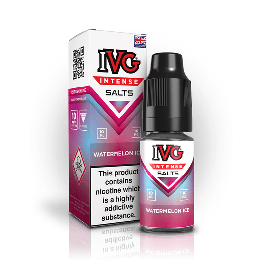 IVG Intense Salts - Watermelon Ice - PJW Vapes | UK Leading Vape Wholesaler