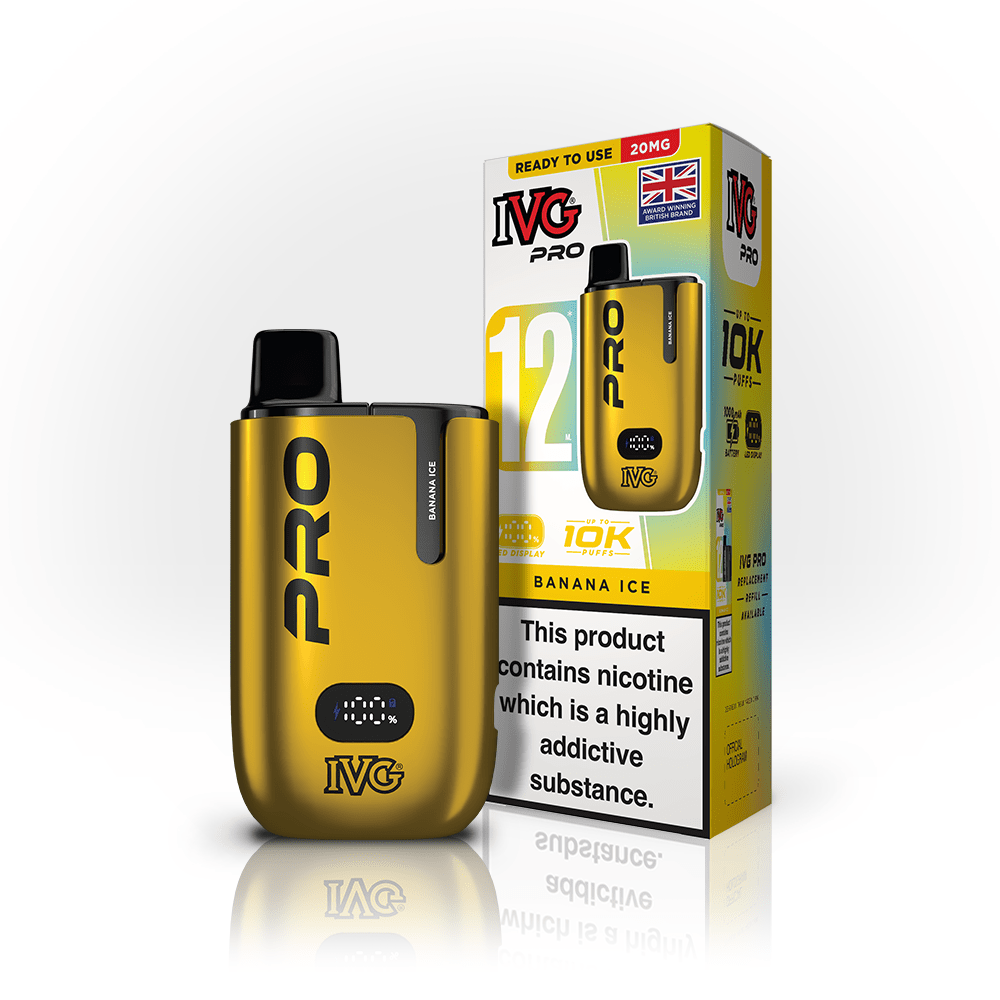IVG Pro Kit - Banana Ice - PJW Vapes | UK Leading Vape Wholesaler