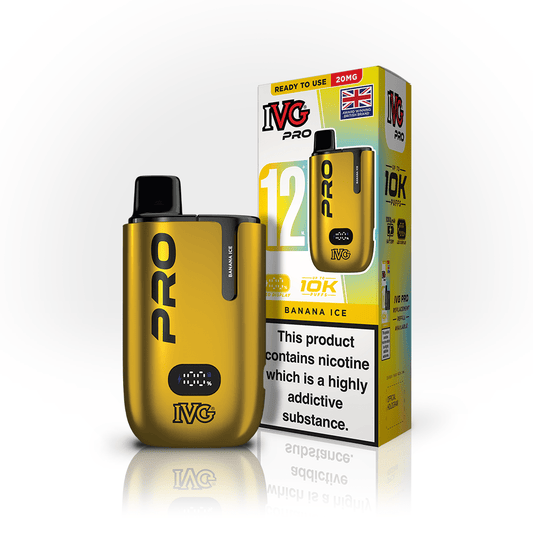 IVG Pro Kit - Banana Ice - PJW Vapes | UK Leading Vape Wholesaler
