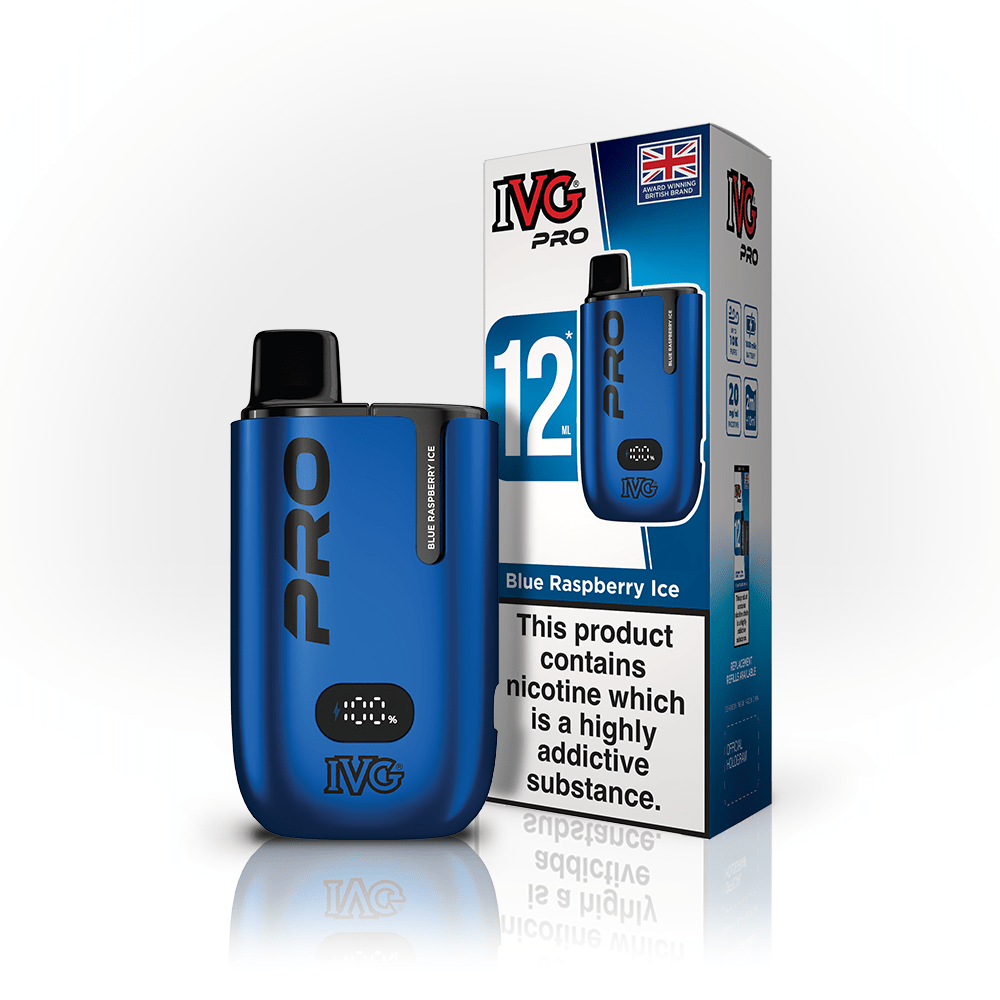 IVG PRO Kit - Blue Raspberry Ice - PJW Vapes | UK Leading Vape Wholesaler