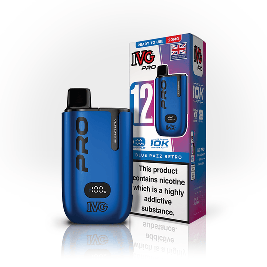 IVG Pro Kit - Blue Razz Retro - PJW Vapes | UK Leading Vape Wholesaler