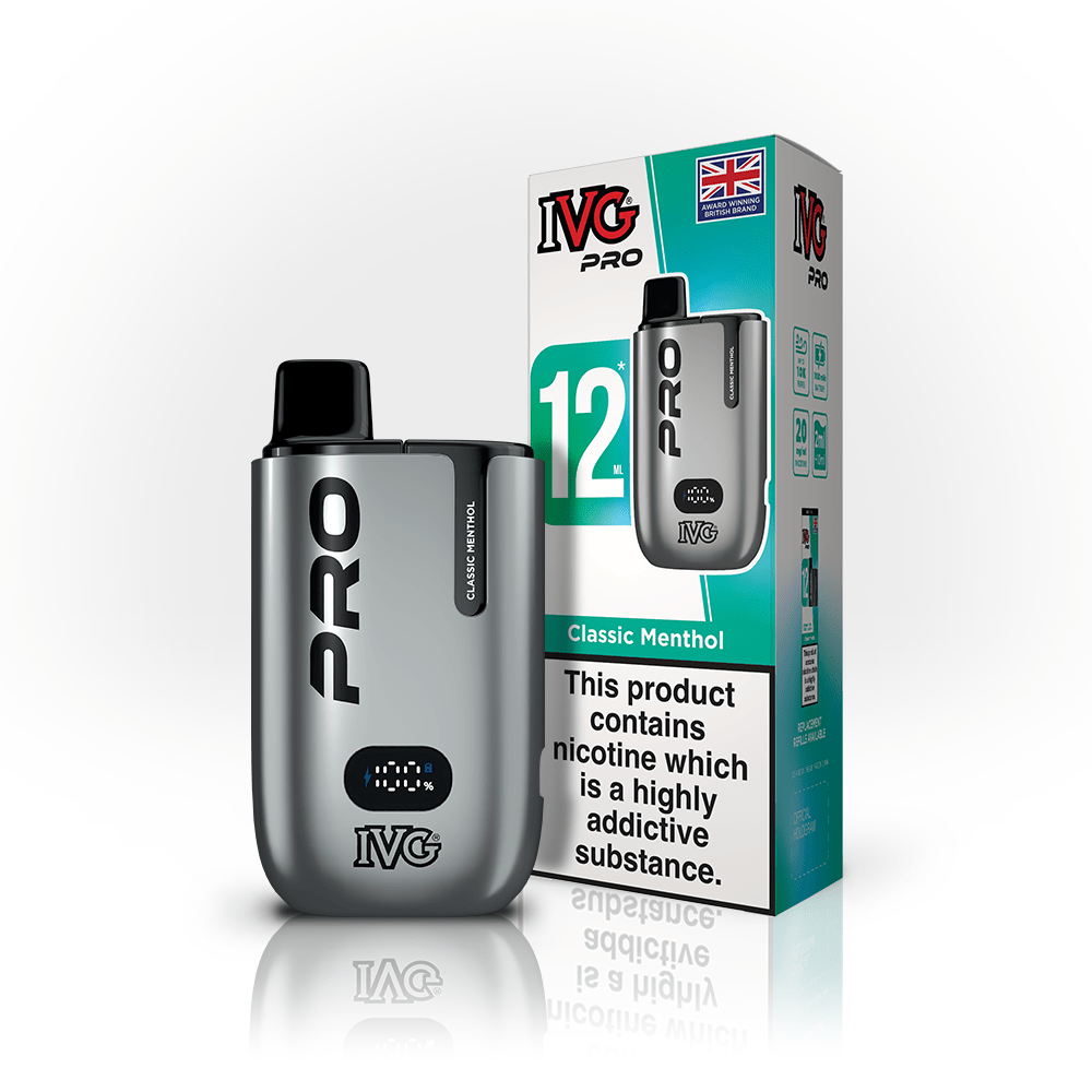 how long can vape juice sit in a pod IVG PRO Kit - Classic Menthol - PJW Vapes