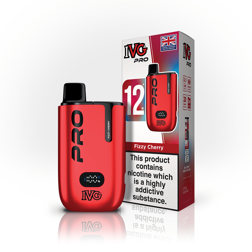 IVG PRO Kit - Fizzy Cherry - PJW Vapes | UK Leading Vape Wholesaler