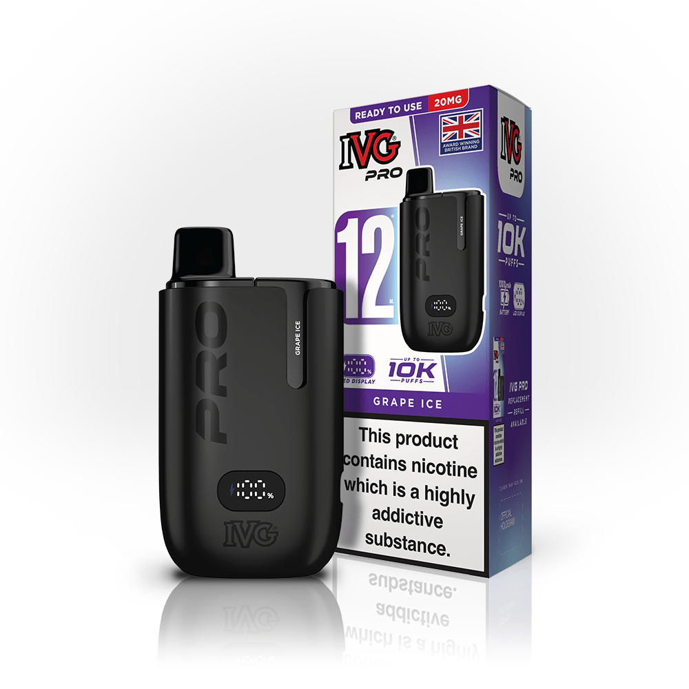 IVG Pro Kit - Grape Ice - PJW Vapes | UK Leading Vape Wholesaler
