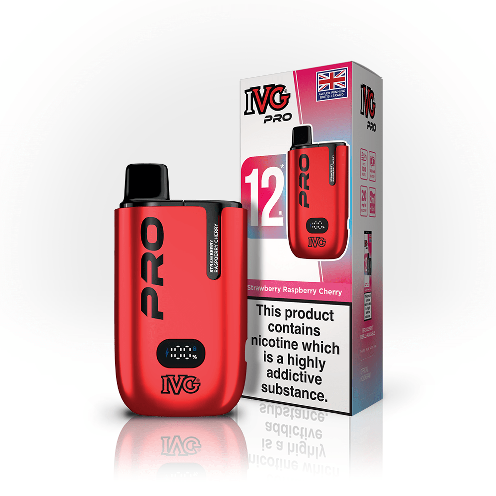 IVG PRO Kit - Strawberry Raspberry Cherry - PJW Vapes | UK Leading Vape Wholesaler