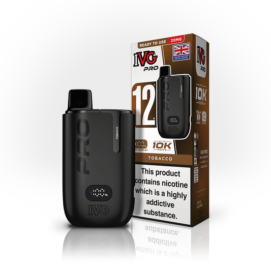 IVG Pro Kit - Tobacco - PJW Vapes | UK Leading Vape Wholesaler