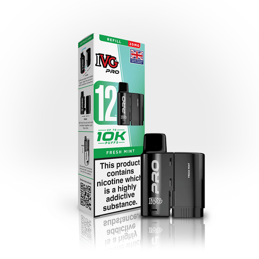IVG Pro Pods - Fresh Mint - PJW Vapes | UK Leading Vape Wholesaler
